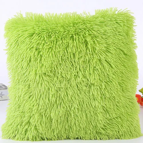 Fluffy Domestic Bedding Covers, Daily Square Thick Pure Color Cases