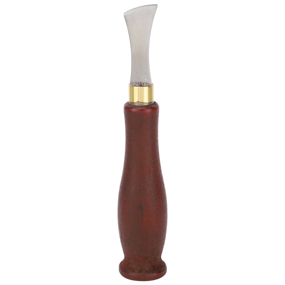 Leather Edge Creaser Stainless Steel Blade Wooden Handle Creaser Leather Craft Tool (1.5mm )