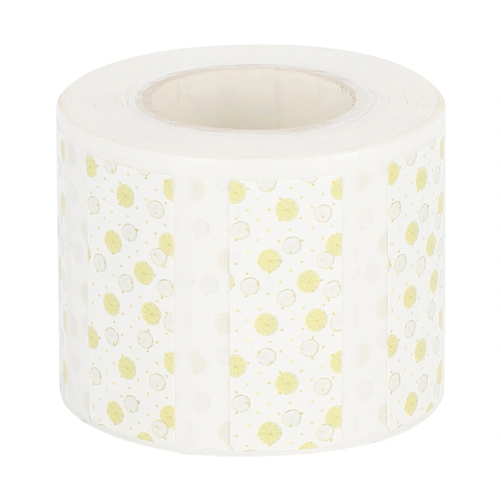 30x12mm Thermal Label Paper Lemon Pattern Oil‑Proof Scratch‑Resistant Sticker for Office Printers EQ11