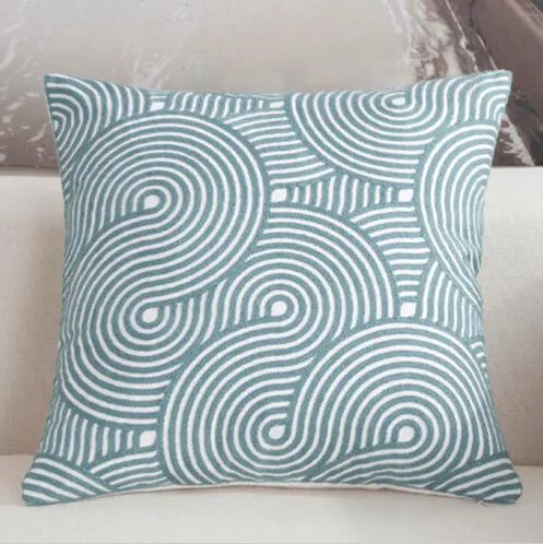 Home Cushion Cover Pattern Printing Zipper Closure Leisure Practical Pillowcase