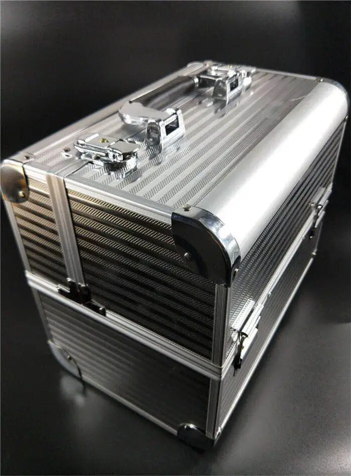 Lockable Make Up Vanity Cases Large 3 Layers Makeup Organizer
