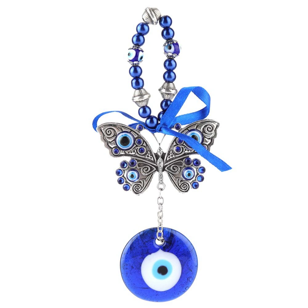 Turkish Blue Evil Eye Blessing Amulet Wall Hanging Home Decor Protector Muslim