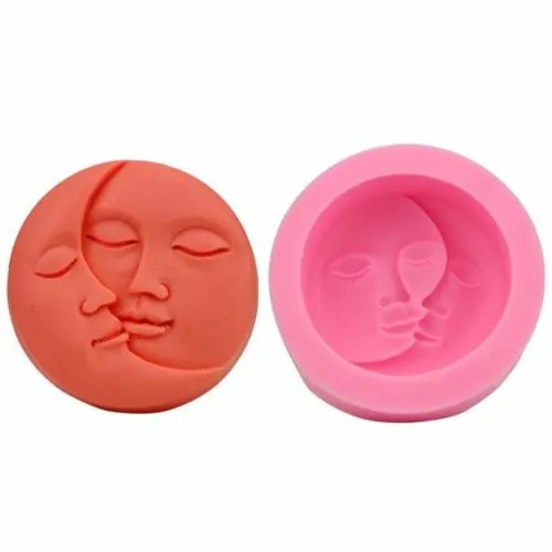 Valentine's Day Kiss Face Cake Moulds Silicone Material Candy Making Tool