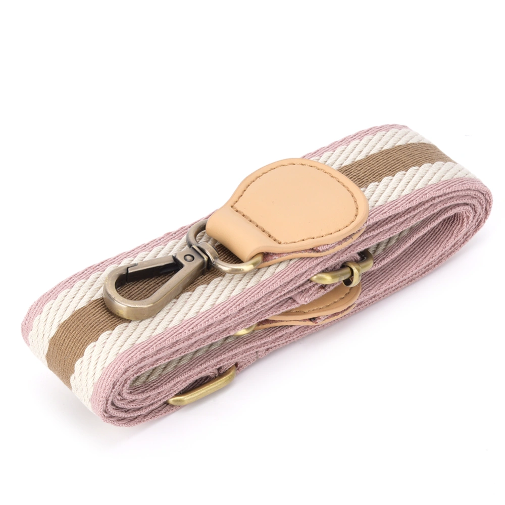 Bag Strap Leather Handbag Shoulder Adjustable Belt Replacement Bag DIY Accessory 88 ~ 134cmPink Khaki