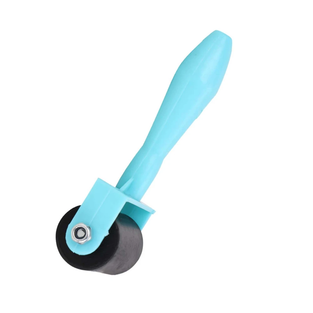 3.5cm Plastic Handle Printmaking Brayer Ink Painting Rubber Roller Art Stamping Tool (Blue)