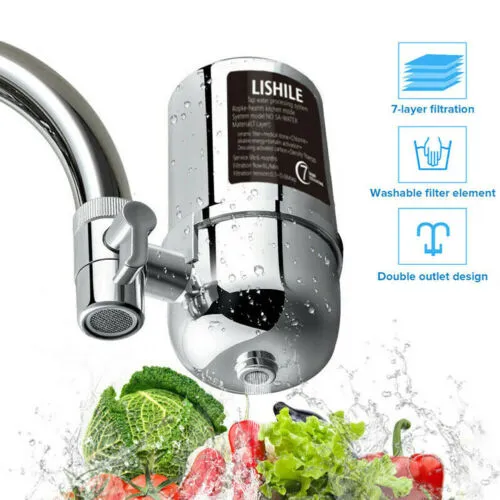 7-Layer Faucet Tap Purifier, Splash-proof Activated Carbon Faucet Filter Tap