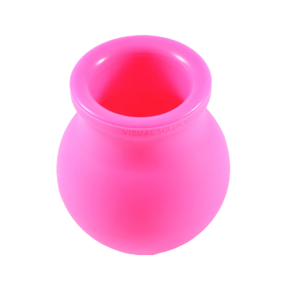 Women Silicone Lip Pump, Portable Vase-Shaped Lip Plumper with Brush