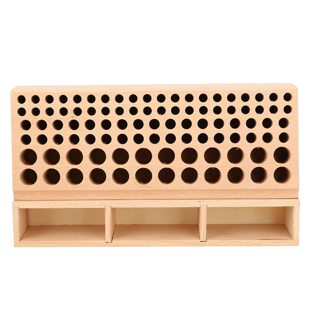 98 Holes Storage Rack Leather Craft Tool Holder Box Hand Work Holder Stand Organizer 98 Holes