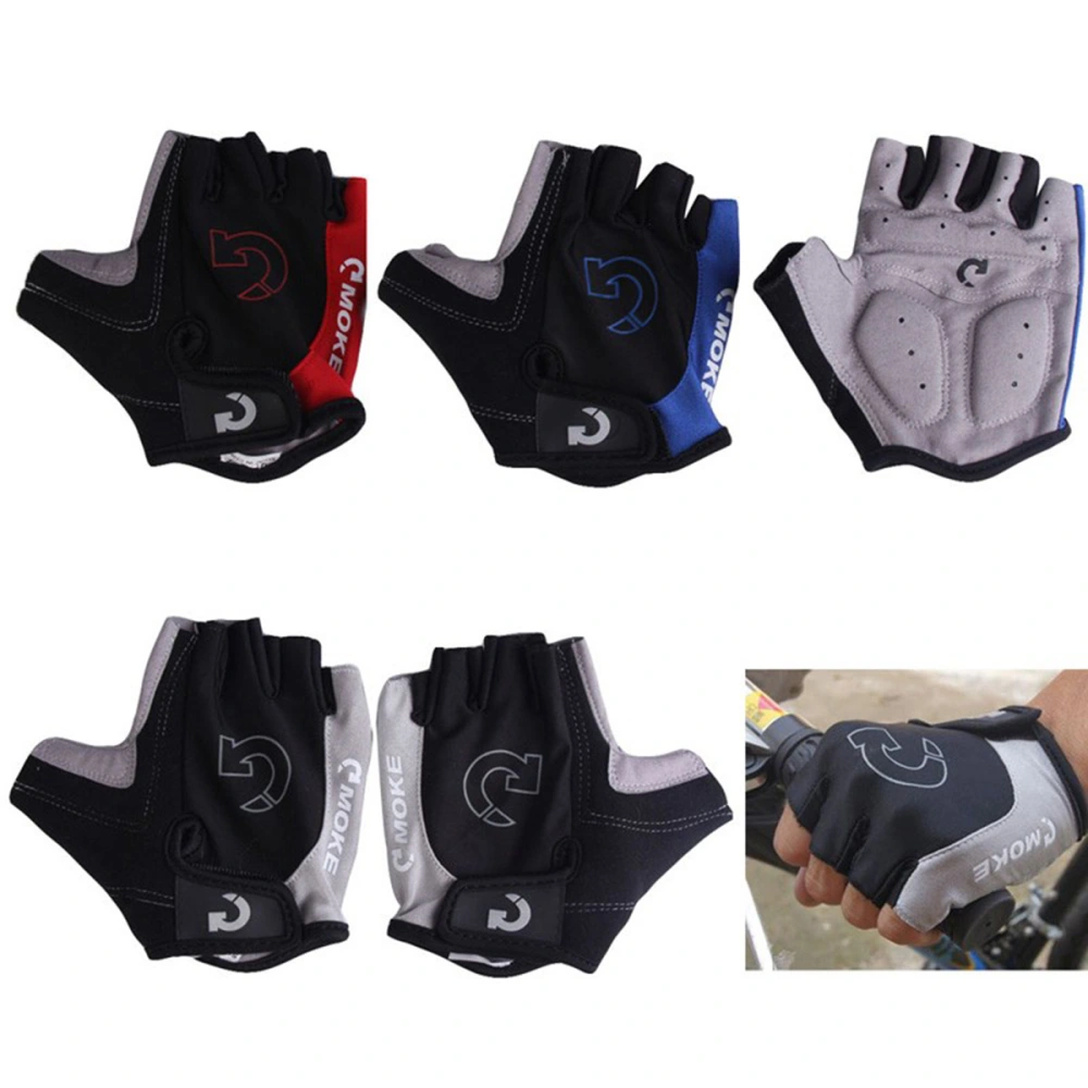 Unisex Cycling Gloves, Bike Riding Half-Finger Anti-Slip Gloves