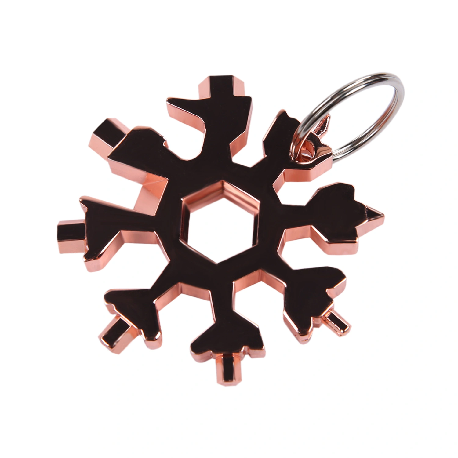 Compact Snowflake Stainless Steel Multi-Tool, 18/19 in 1 Combination Tool