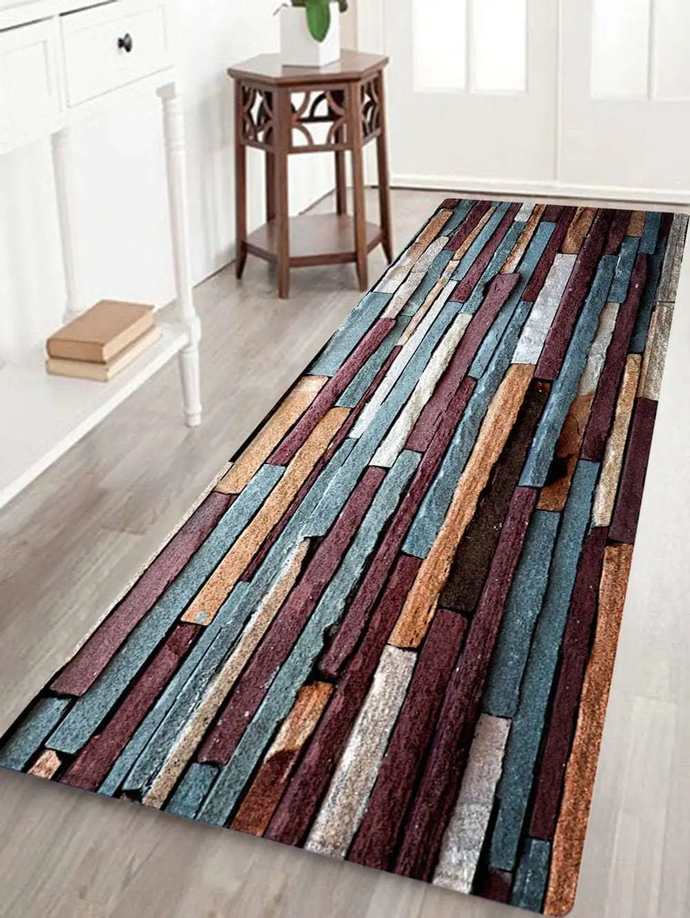 Carpet Shaggy Soft Area Rug Retro Rectangle Floor Mat Anti Slip Carpet