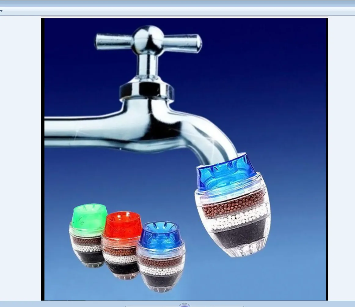 Home Carbon Cartridge Faucet Tap, Water Clean Purifier Filter