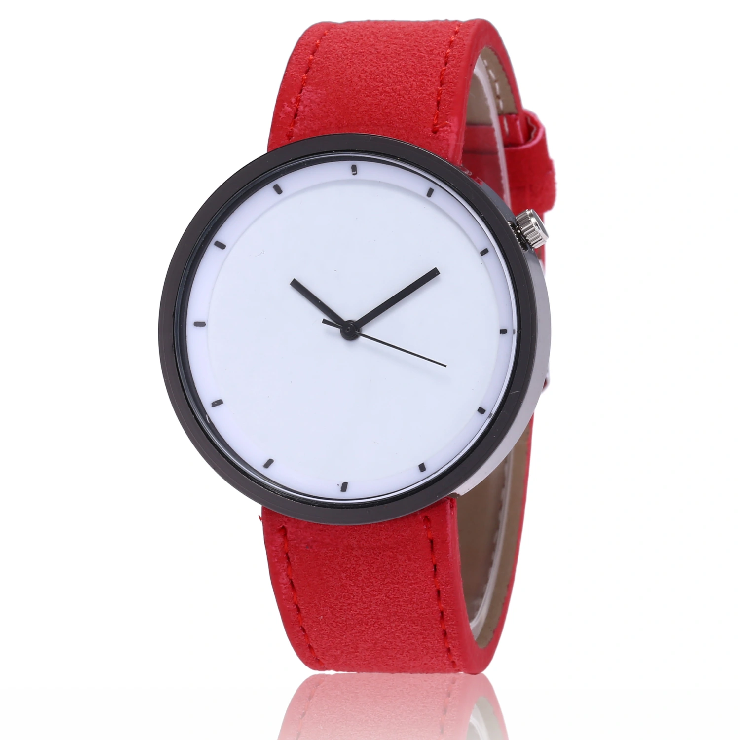 Ladies Quartz Watch Simple Big Dial Adjustable Strap Waterproof Luxury Watch