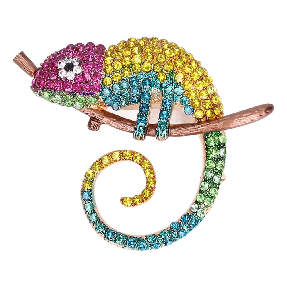 Brooch Fashion Design Anole Look Fine Workmanship Beautiful Appearance Light Weight Brooch Pinyellow