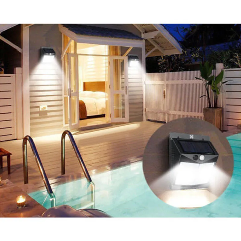 40 LED Solar Power Lights, Security Outdoor Waterproof Lights for Home