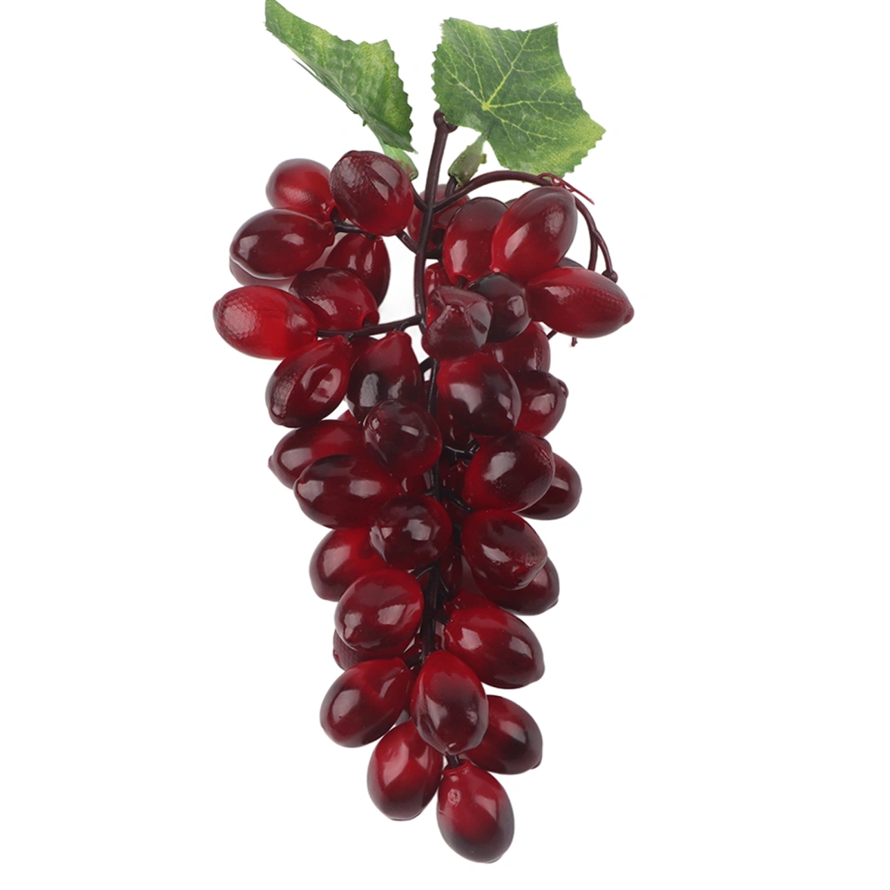 Simulated Grapes Plastic Fake Decorative Simulation Fruit Home Wedding Decoration 17cm