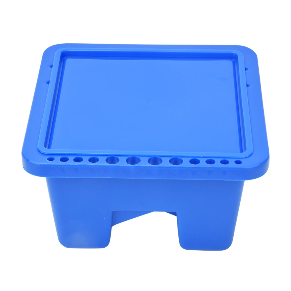 Plastic Brush Washing Bucket Multi Function Square Pen Washer Art Supplies Washing Tool Art Set