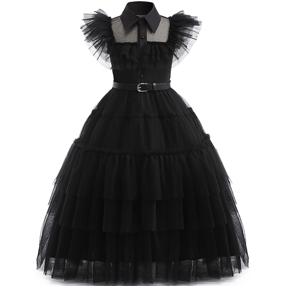 Little Girl’s Gothic Costume, Cosplay Outfits Halloween Party Dress