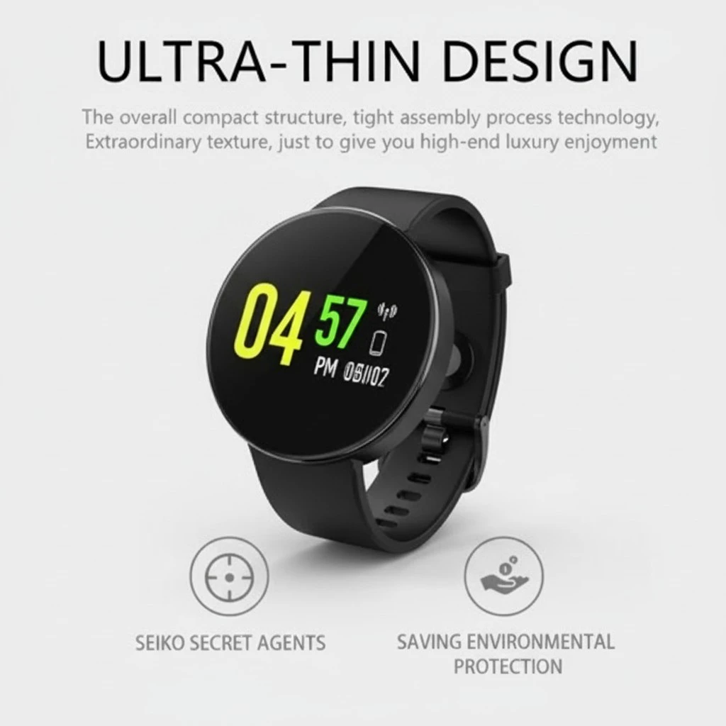 Smart Fit Watch, Activity Step Tracker Calorie Counter Bracelet