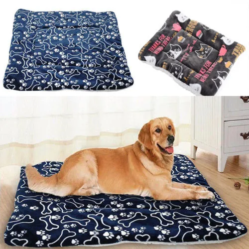 Dogs Self Heat Mat, Indoor Outdoor Blanket, Cute Print Pet Mat