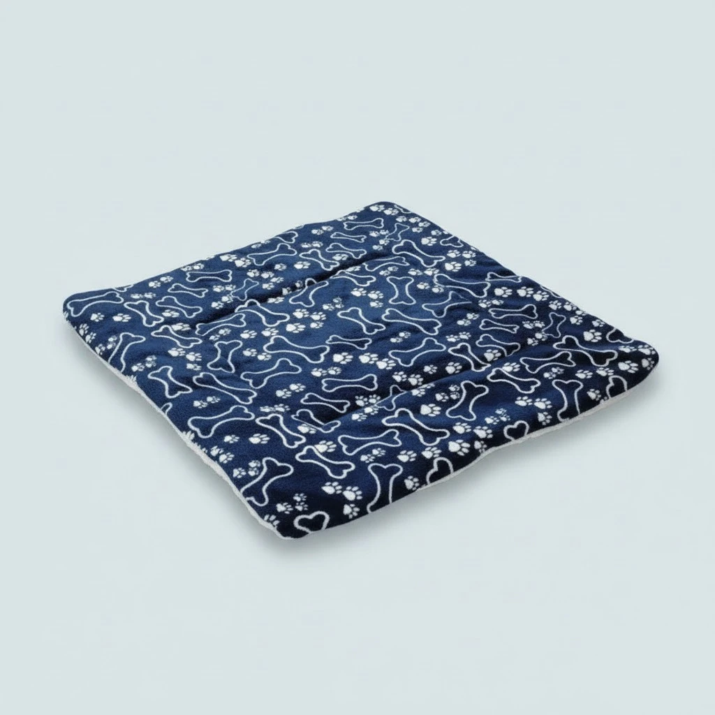 Dogs Self Heat Mat, Indoor Outdoor Blanket, Cute Print Pet Mat