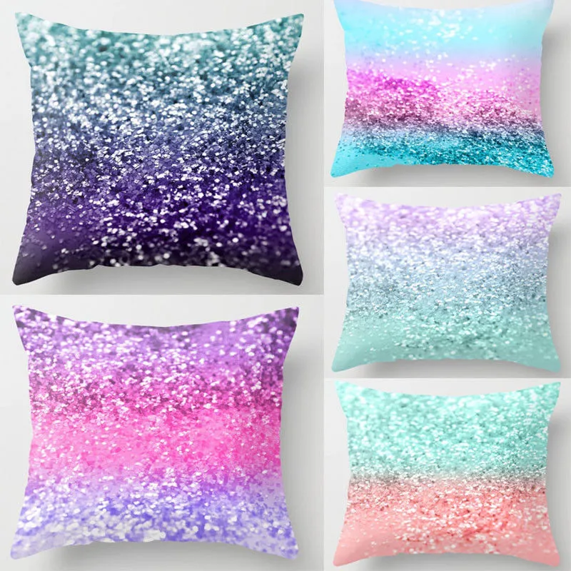 Cushion Cover with Zipper Closure Peach Skin Color Stain Resistant Pillowcase