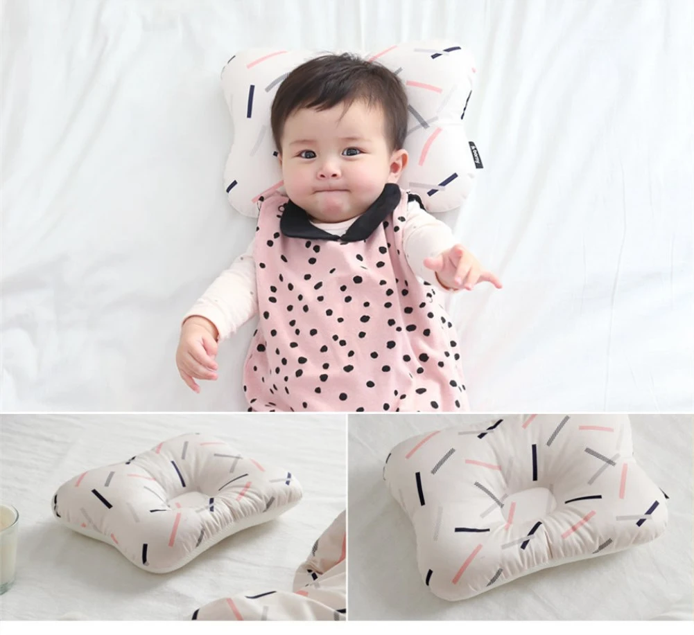 Baby Shaping Pillow, Newborn Anti Roll Flat Head Prevention Cushion