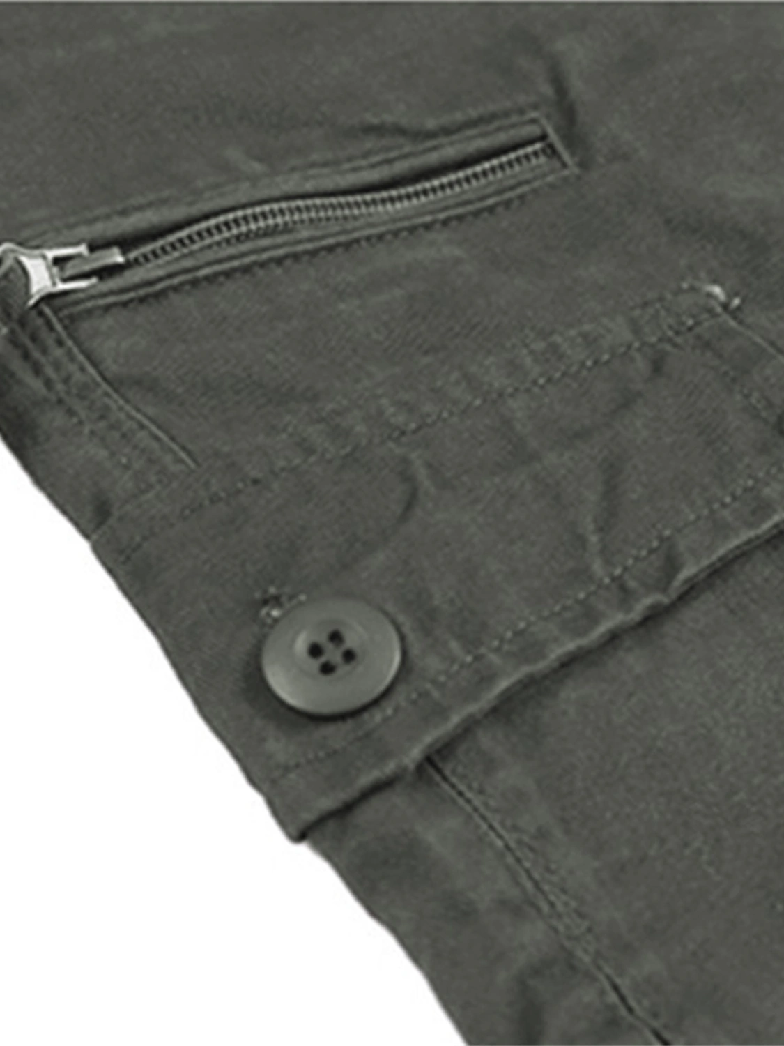 Men Cargo Pants with Pockets Solid Color Elastic Jogger Sweatpants 