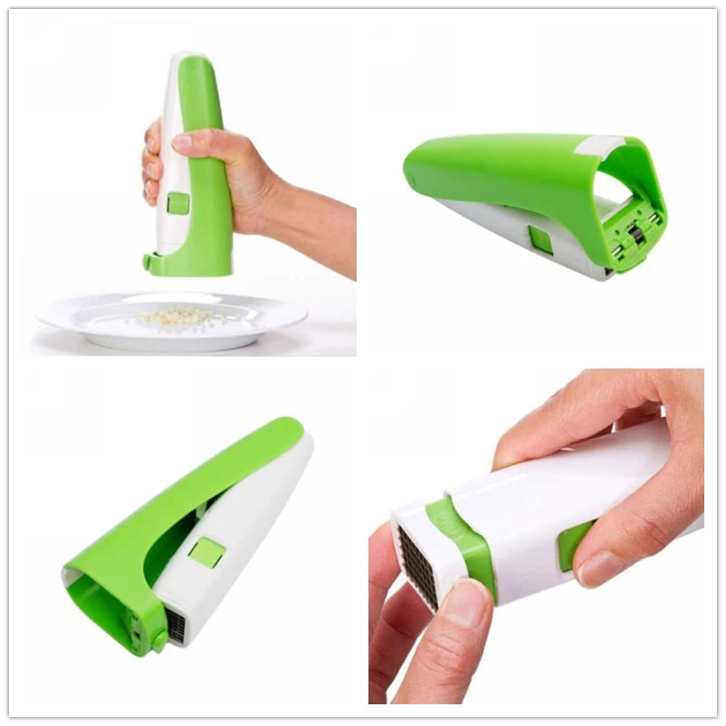 Multi-Functional Garlic Cutter Creative Press Collapsible Garlic Press