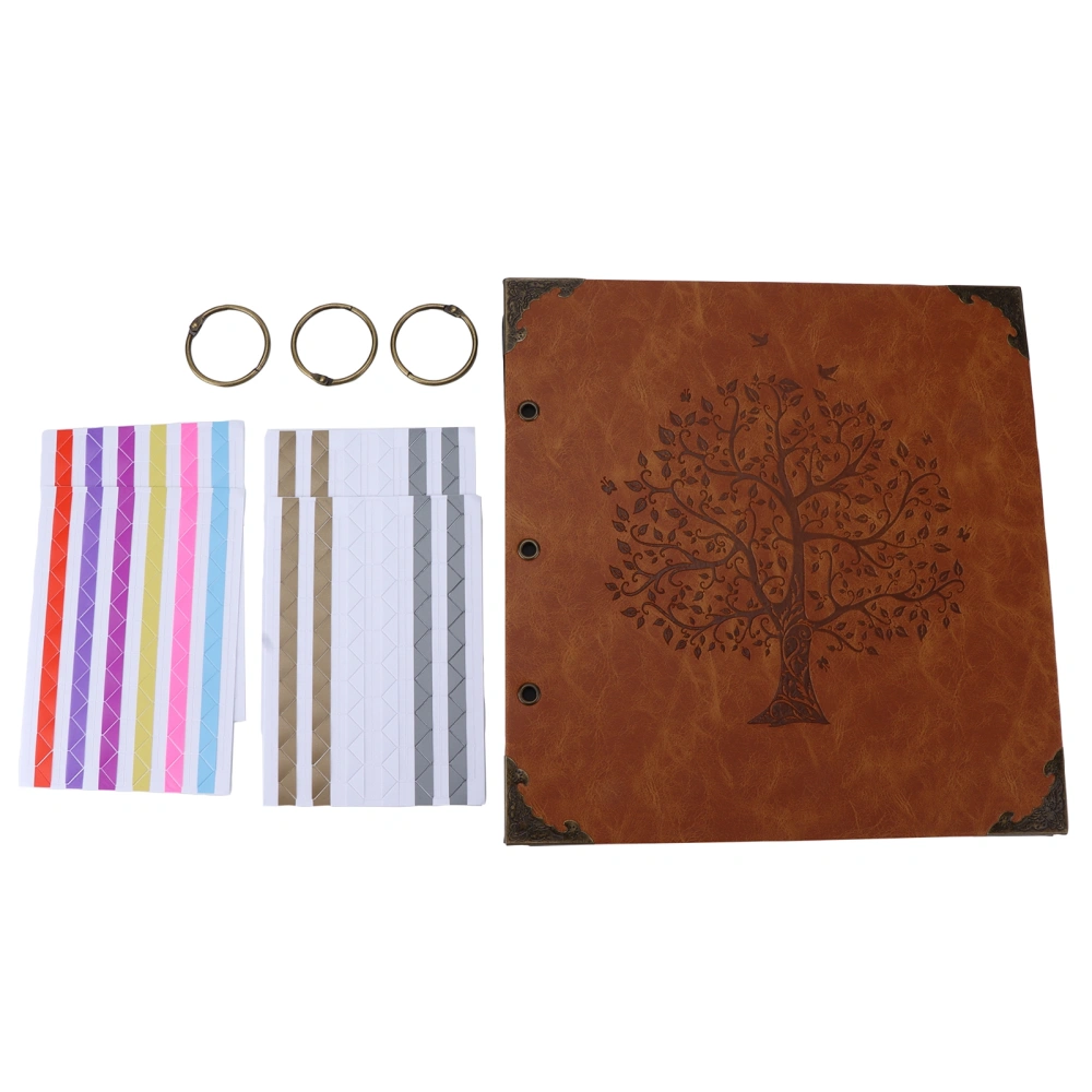 Loose Leaf Photo Album Collect Memories Retro Appearance Complete Tools DIY Photo Album for Souvenirs Gifts