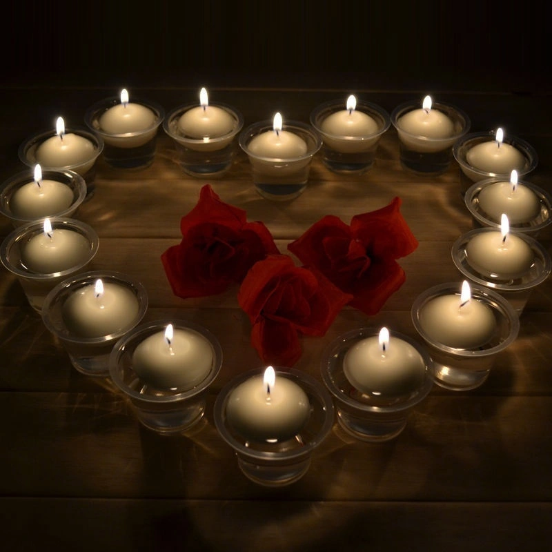 Romantic Floating Candles Round Water Floating Candle Wedding Decoration