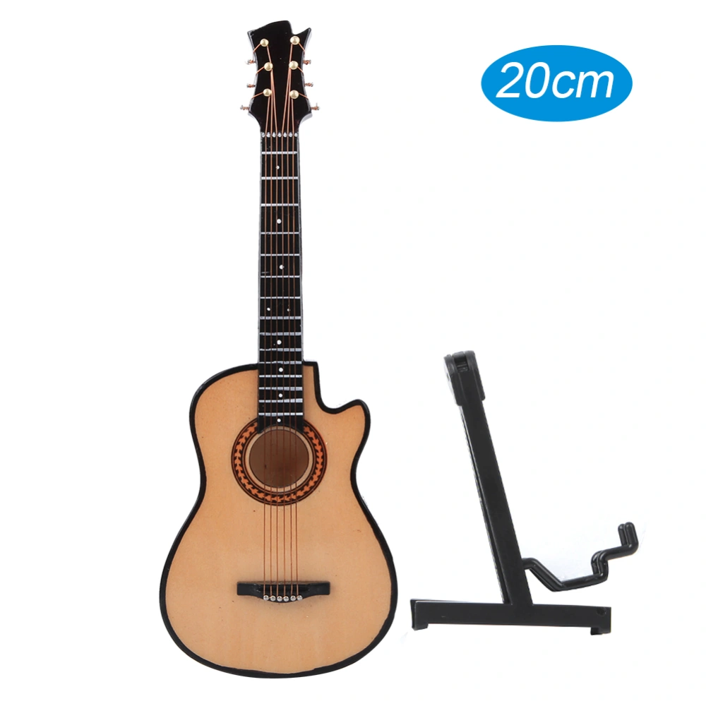 Miniature Acoustic Classical Guitar Model Mini Wooden Guitar Desktop Decoration Gifts20cm