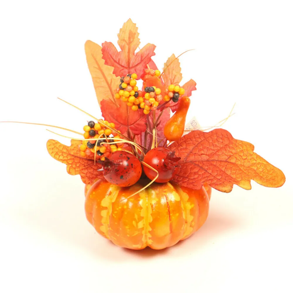 Desktop Decor, Simulation Pumpkins Ornaments Decorative Craftwork