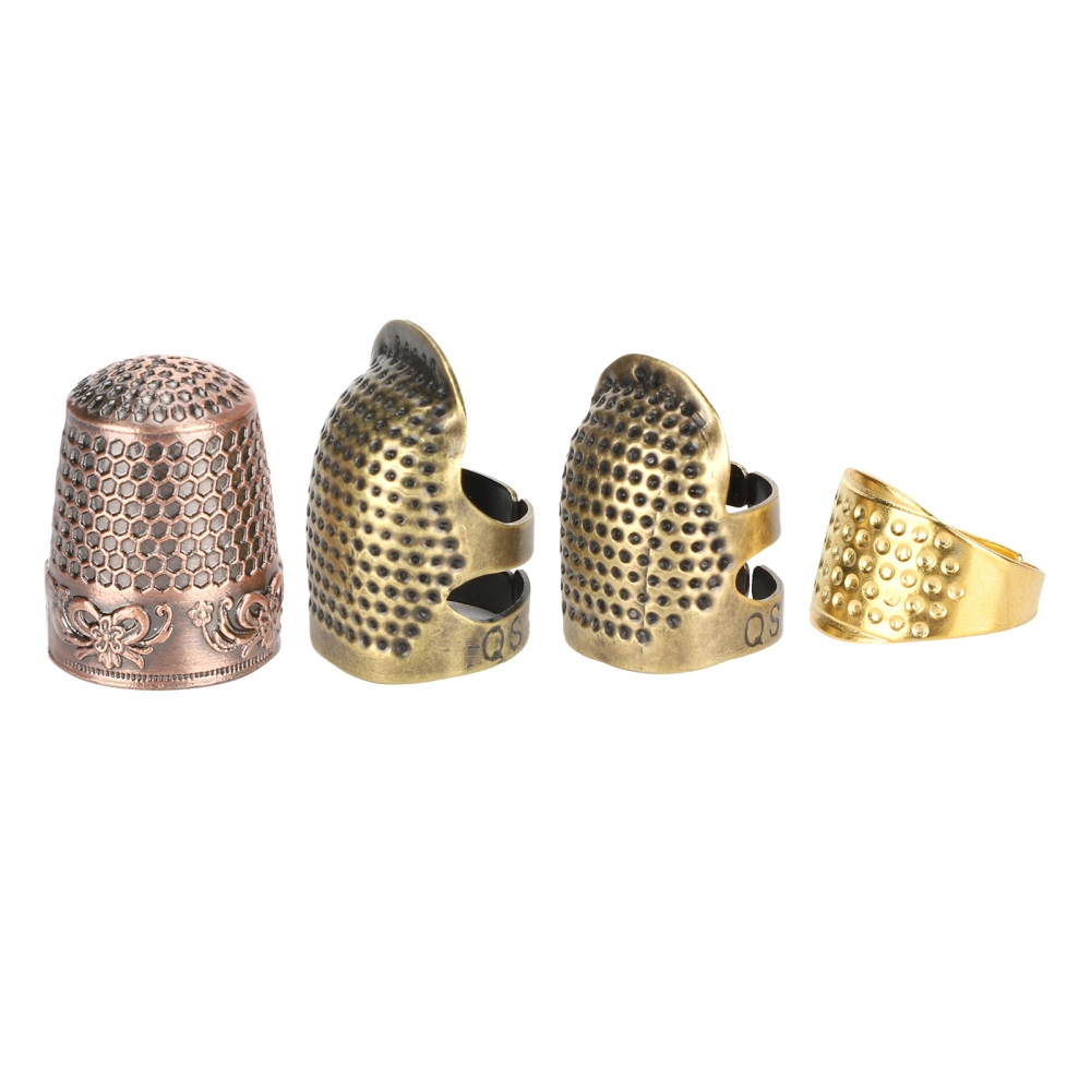 Sewing Thimble Set Finger Protector CrossStitch Household Manual Knitting Quilting DIY Tools