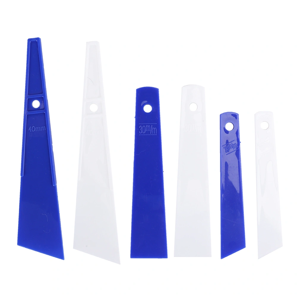 6Pcs Plastic Glue Tool Smear Glue Scraper Leather Craft Tools Hand Made Sewing Accessories