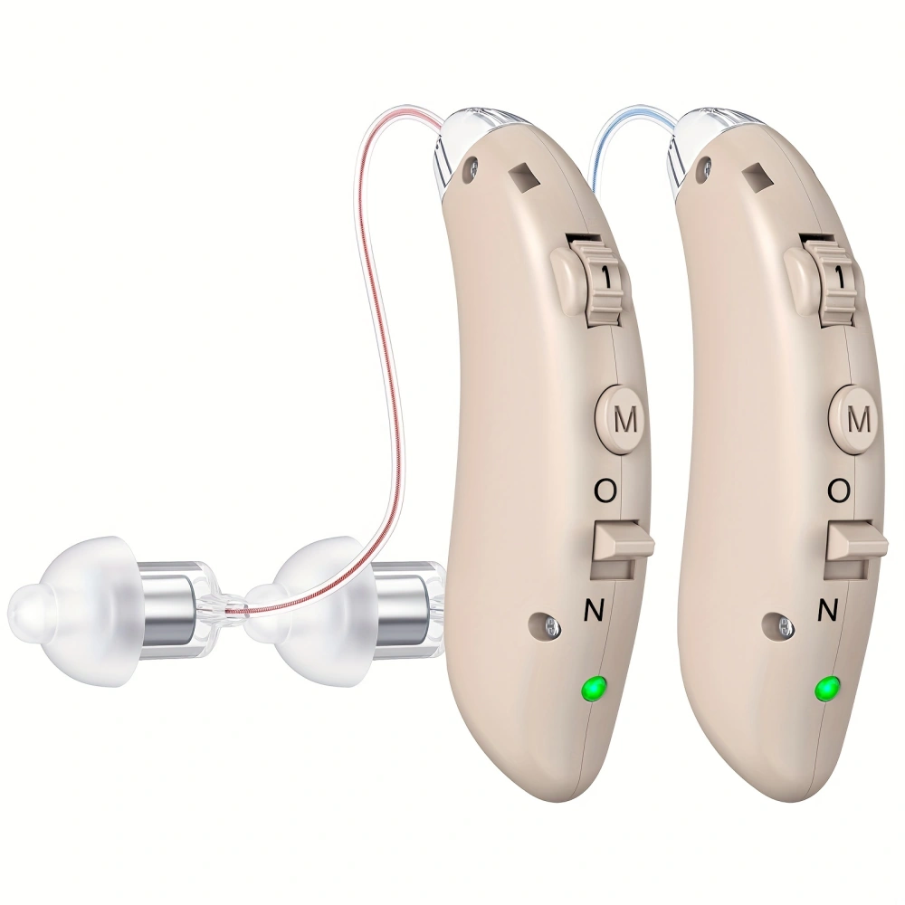 Rechargeable Hearing Aids For Seniors With Noise Cancelling Mini Invisible Hearing Amplifier For Adults Hearing Loss Digital Hearing Aids