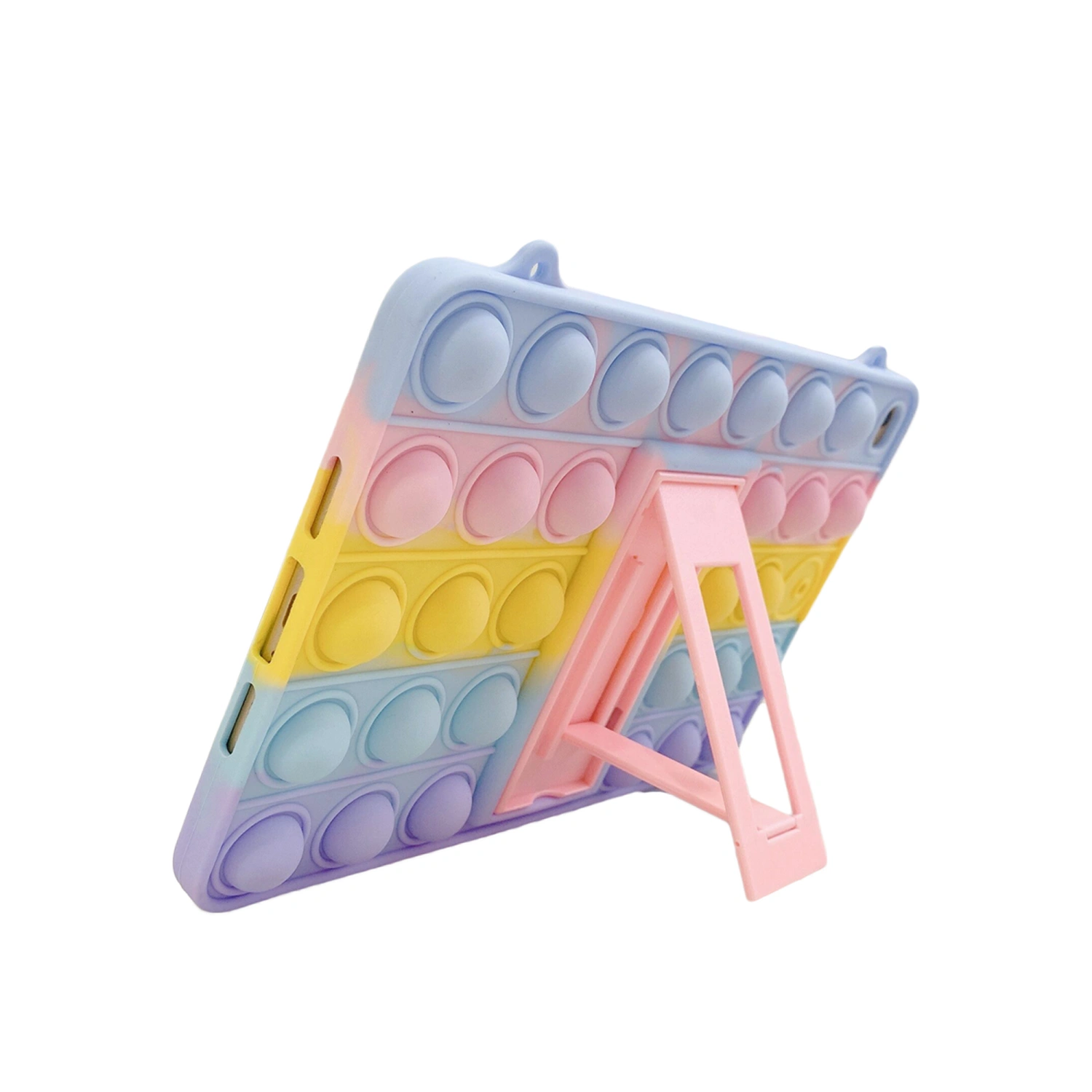 Tablet Back Case with Bracket, Stress Relief Protective Cover for iPad