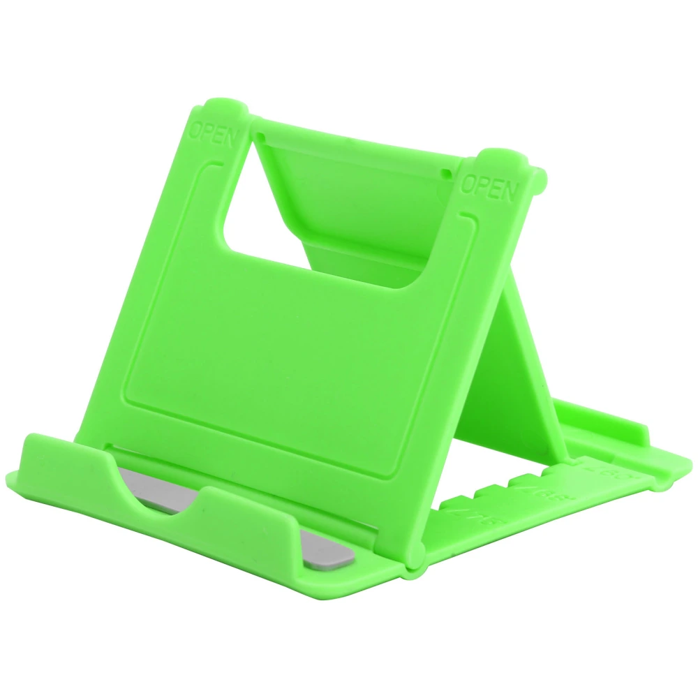 Mobile Phone Stand Portable Simple Mini Desktop Cellphone Holder Foldable Phone SupportGreen