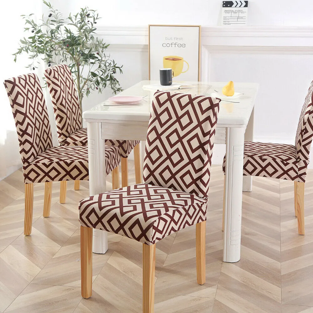 Stool Case Soft Pattern Printing One-piece Design Simple Chair Cover