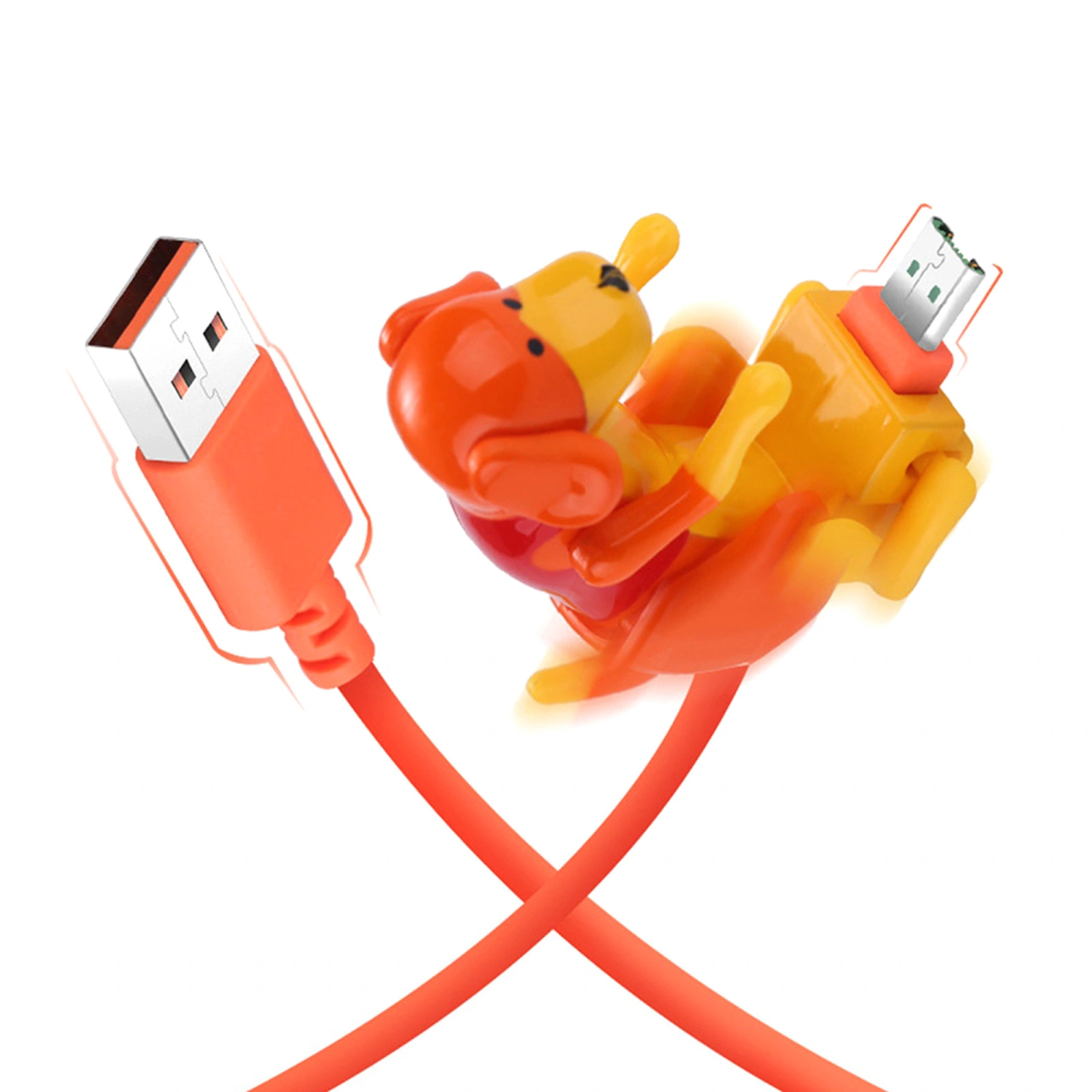 Micro USB Cable, Fast Charging Sync Cable with Animal Cord Protector