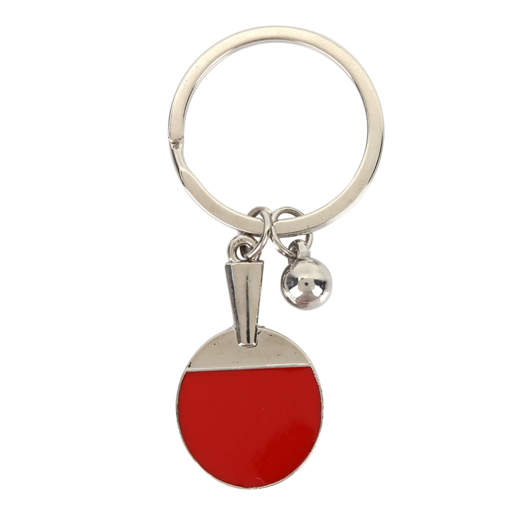 PinG Pong Ball Bat Alloy Keychain Table Tennis Racket Key Ring Souvenir Gift