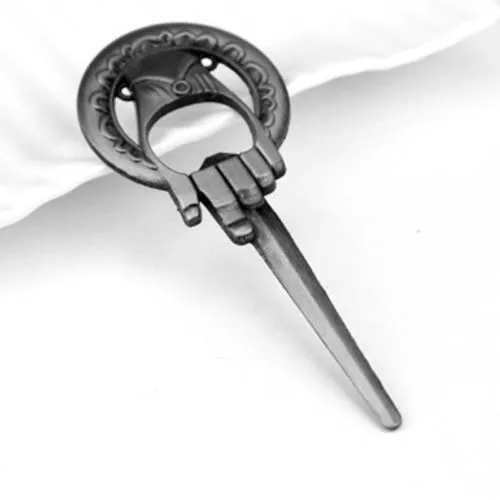 Fashion Bronze Silver Pendant Keychain, Charm Finger Key Ring