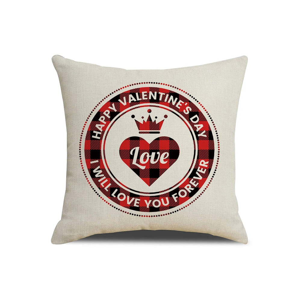 Household Square Pillow Cover, Romantic Printing Cushion Cases