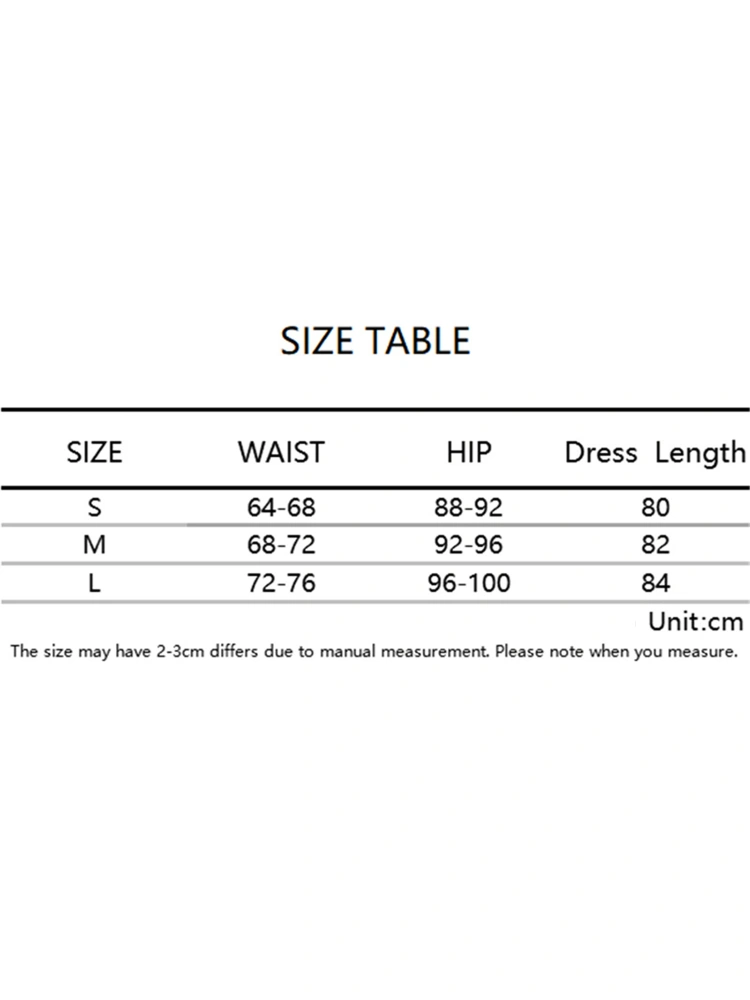 Ladies Fall Over-Knee A-Line High Waist Long Dye Printed Half-Dress