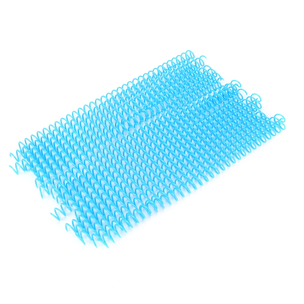 20pcs 30 Hole LoosE leaf Plastic Binding Ring Spring Spiral Rings for A4 Paper 13mm blue