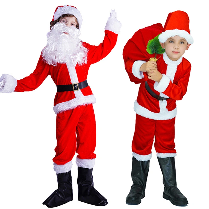 Kids Santa Claus Costume Children Boys Santa Suit Santa Costume