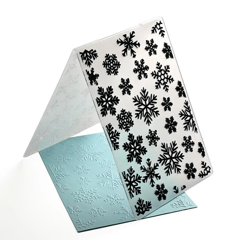 Embossing Folders DIY Snowflakes Template DIY Scrapbooking Cards Craft