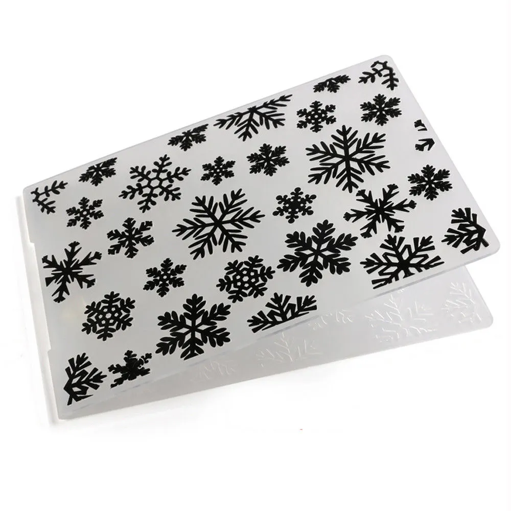 Embossing Folders DIY Snowflakes Template DIY Scrapbooking Cards Craft