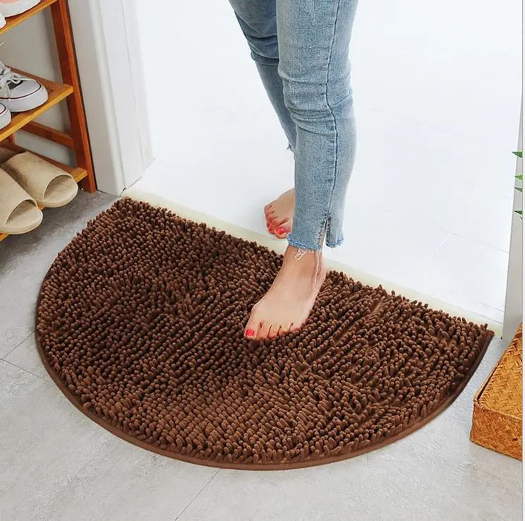 Semi Circle Mat, Half Moon Bathroom Rug, Outdoor Kitchen Mat