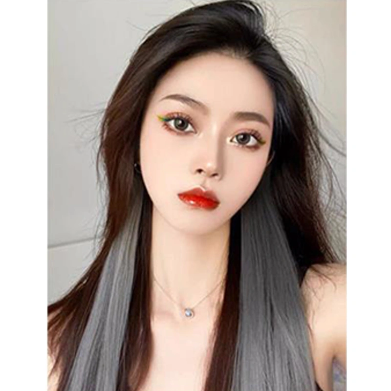 Wig Piece, Adjustable Hair Highlight Color Invisible Dyeing Hairpiece